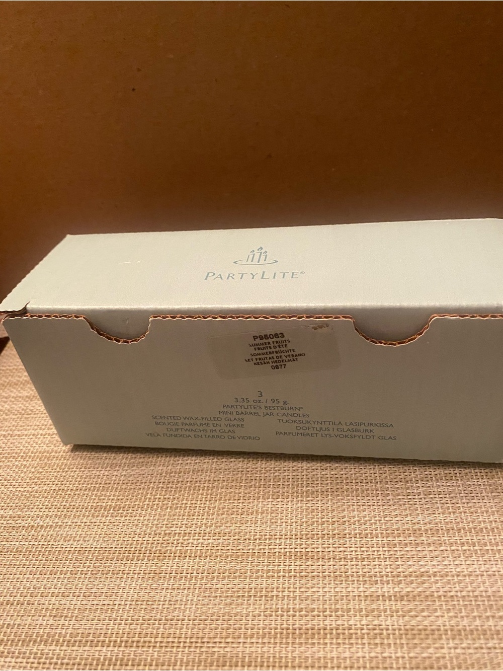 NIB PartyLite Mini Jar Candles Set SUMMER FRUITS Blackberry Pineapple Kumquat - Picture 5 of 5
